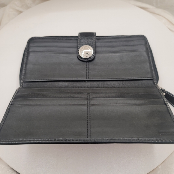 Coach Tartan Poppy Madras Continental Wallet RARE - Picture 3 of 4